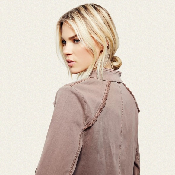 Free People Flared Hem Military Jacket - Picture 10 of 10